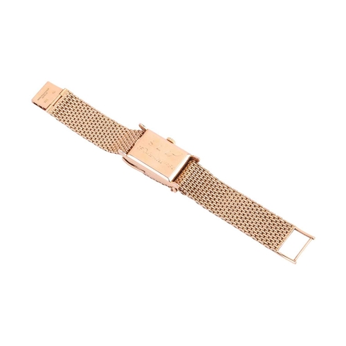 204 - Patek Philippe - An astonishing Patek Philippe diamond set belt style dress watch in 18ct gold from ... 