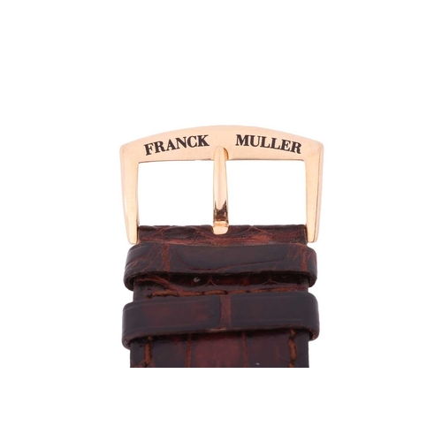210 - A Franck Muller Long Island 18ct rose gold wristwatch. Model: 1200 S6 GG Long Island Serial: No 121 ... 