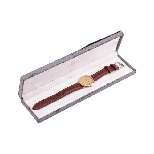 215 - An Omega De Ville 18ct gold dress watch. Model: 196.2432 Serial: 54272728 Year: 1993 Case Material: ... 