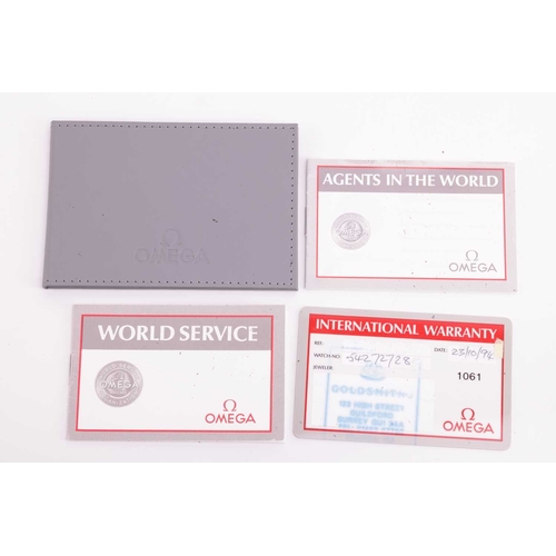 215 - An Omega De Ville 18ct gold dress watch. Model: 196.2432 Serial: 54272728 Year: 1993 Case Material: ... 