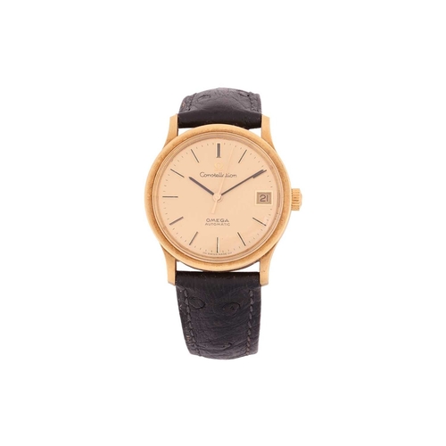217 - An Omega Constellation Automatic in 18ct gold dress watch. Model: 168.033 Serial: 29002067 Year: 196... 