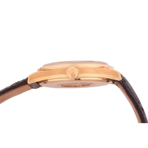 217 - An Omega Constellation Automatic in 18ct gold dress watch. Model: 168.033 Serial: 29002067 Year: 196... 