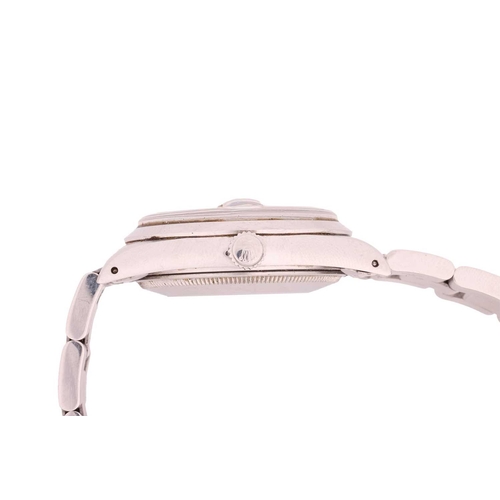 219 - A Rolex Oyster Perpetual Date with black dial wristwatch Ref: 15000 Model: 15000 Serial: 7157952 Yea... 