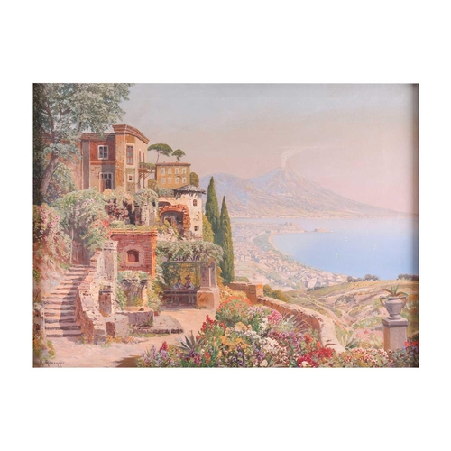 1 - † Alois Arnegger (1879– 1963) Austrian, 'Blick auf Neapel' [View of Naples], oil on canvas, signed t... 