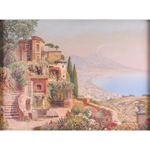 1 - † Alois Arnegger (1879– 1963) Austrian, 'Blick auf Neapel' [View of Naples], oil on canvas, signed t... 