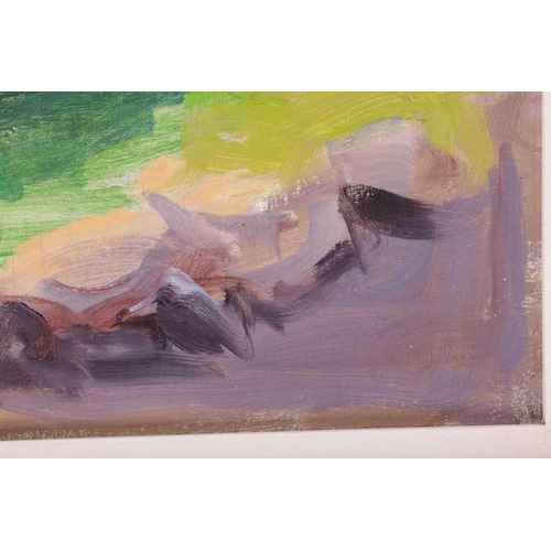 101 - † Phyllis Bray (1911-1991), landscape, oil on canvas, 61 x 91cm, framed 83 cm x 103 cm.