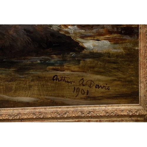 116 - Arthur A Davis (fl. 1877 - 1905), 'Poled', signed and dated 'Arthur A. Davis 1901' (lower right), oi... 