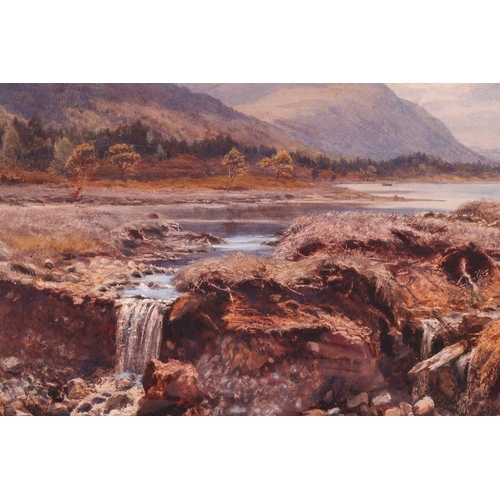 122 - Gertrude Martineau (1840-1924), Loch Gaun, near Aviemore, signed and dated 'G. Martineau 1892' (lowe... 