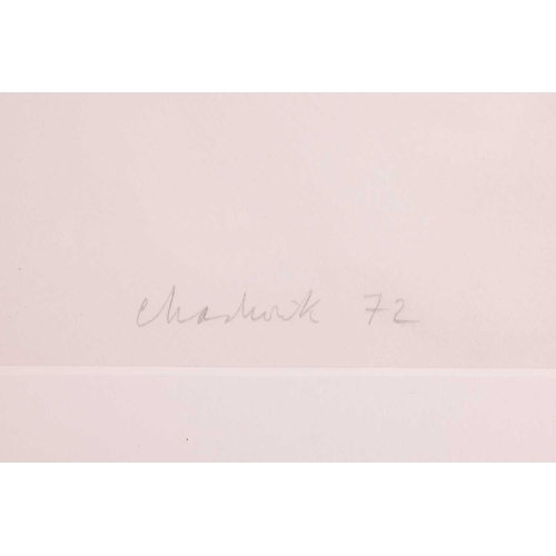 129 - † Lynn Russell Chadwick (1914 - 2003), Seated Figure, signed in pencil 'Chadwick 72', lithograph num... 