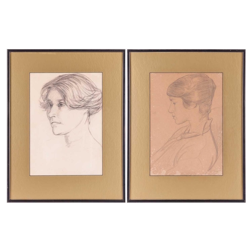 140 - † Dame Laura Knight, RA, RWS (British, 1877-1970), self portrait, pencil on paper, signed to lower r... 