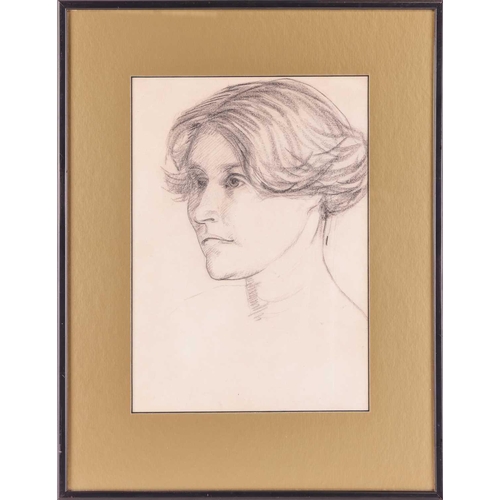 140 - † Dame Laura Knight, RA, RWS (British, 1877-1970), self portrait, pencil on paper, signed to lower r... 