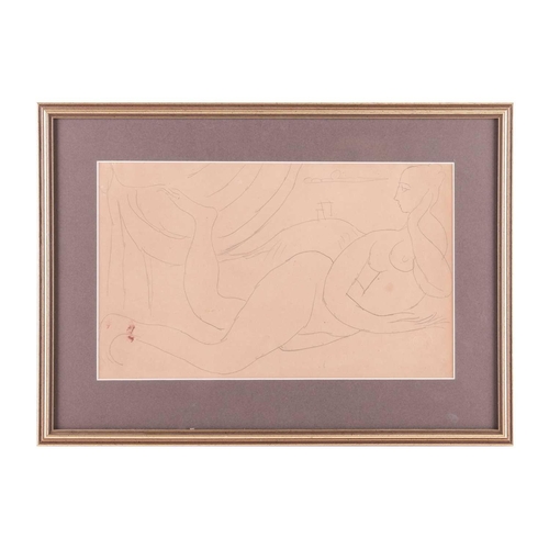 153 - † Duncan Grant (1885-1978), 'Study for Venus and Adonis', pencil, 20.3 cm x 33 cm, framed and glazed... 