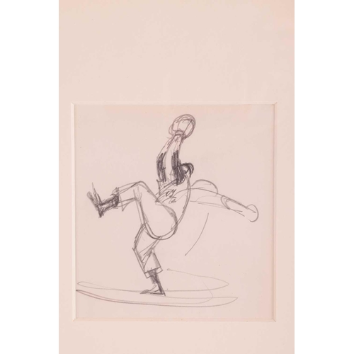 160 - † Ronald Searle (1920-2011) British, A trio of framed American Sketchbook Drawings titled Dodgers V ... 