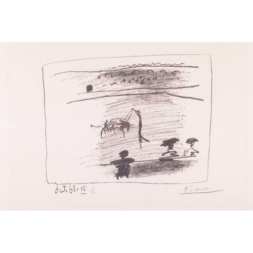 164 - Pablo Picasso (1881-1973), Les Banderilles (Bloch 1016), lithograph on wove paper, signed and number... 