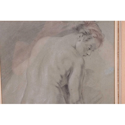 173 - Charles-Andre van Loo (French, 1705 - 1765), Standing female nude, inscribed 'Van Loo fec.' in penci... 