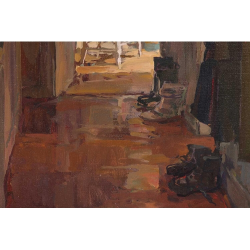 18 - † Susan Ryder R.P., N.E.A.C. (born 1944) Britsh, 'The Boot Passage', oil on canvas, signed lower lef... 