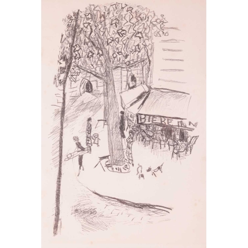 197 - Pierre Bonnard (1867-1947) French, 'La Rue Molitor', c.1925, lithograph, signed in pencil lower righ... 