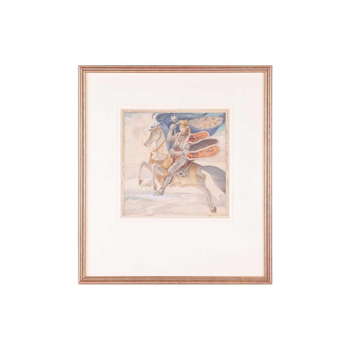 206 - Cecile Walton (1891-1956), The Prince on the Grey Seer-Horse, signed in ink 'Cecile Walton' (lower r... 