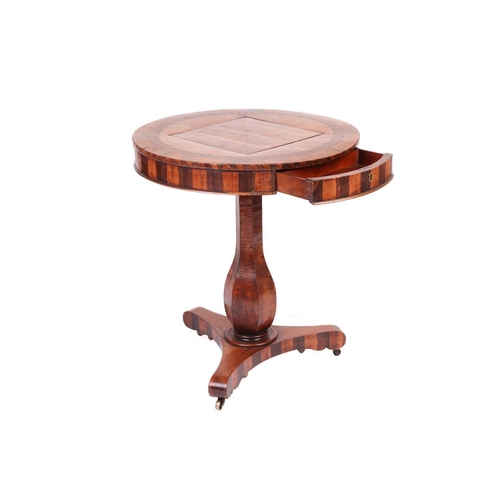 239 - An unusual 19th-century arbutus wood and 