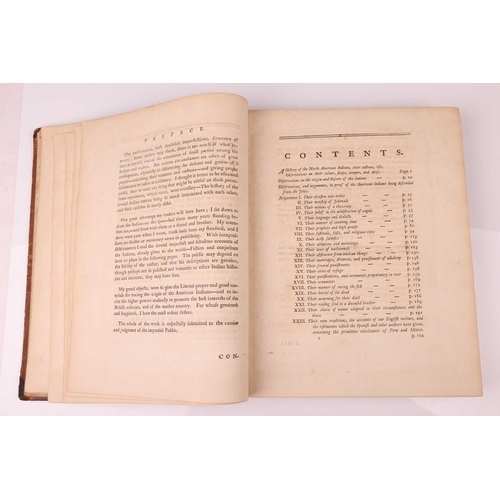 253 - Adair, James (1709-1783), 'The History of the American Indians'; particularly those Nations adjoinin... 