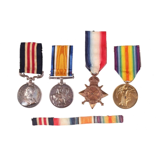 269 - A WWI medal group named to 109998 Driver Reginald Howard RFA, comprising 1914-1918 Campaign Medal, V... 