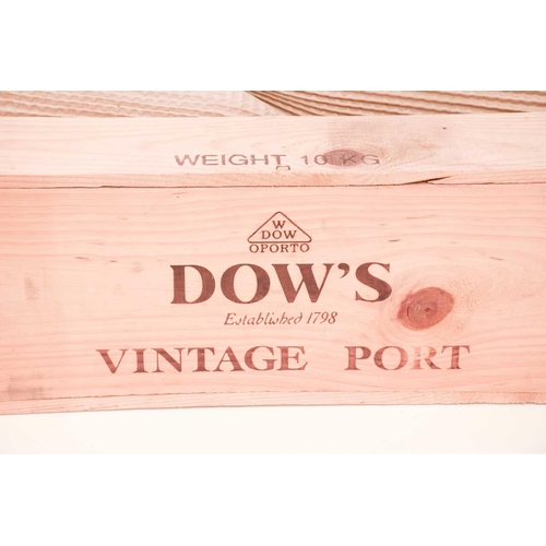 270 - One case of Dow's Vintage Port, (6 bottles) 1991, OWC