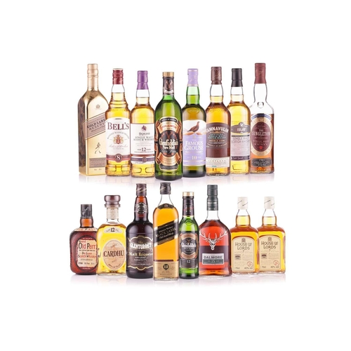 271 - Sixteen Assorted Bottles to include Two Bottles of House Of Lords Deluxe Blended Scotch Whisky, 40%,... 