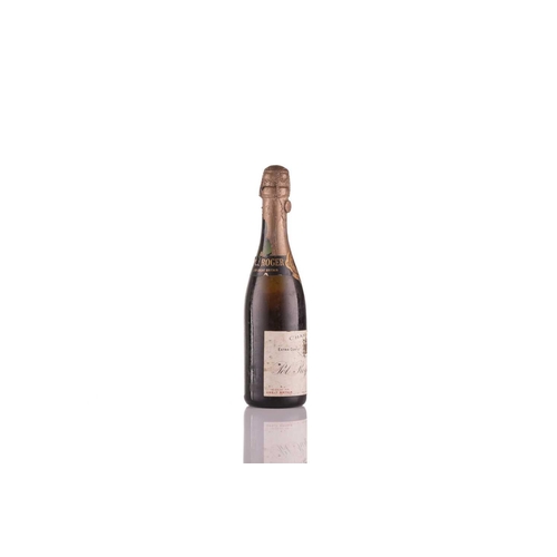 277 - A Half Bottle of Pol Roger Extra Cuvee Reserve Champagne, 1947 Damage to lower part of foil/soiled l... 