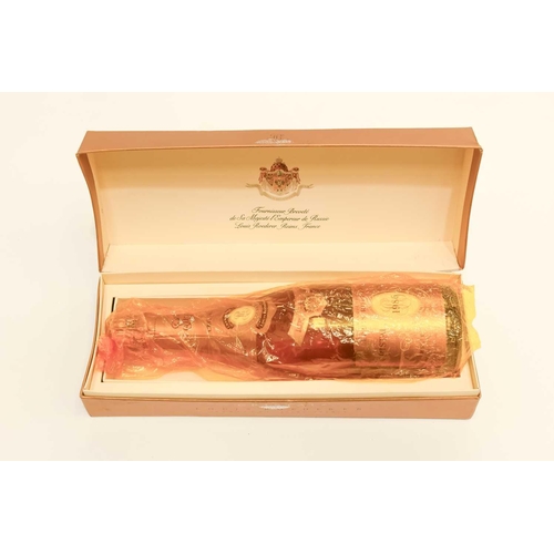 278 - A Bottle of Louis Roederer Cristal Champagne, 1986 Cellar in Surrey Damage to Box