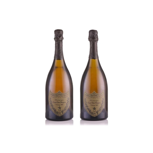 282 - Two bottles of Dom Perignon Vintage 1990, 12.5%, 750ml House in Surrey Bottles in excellent conditio... 