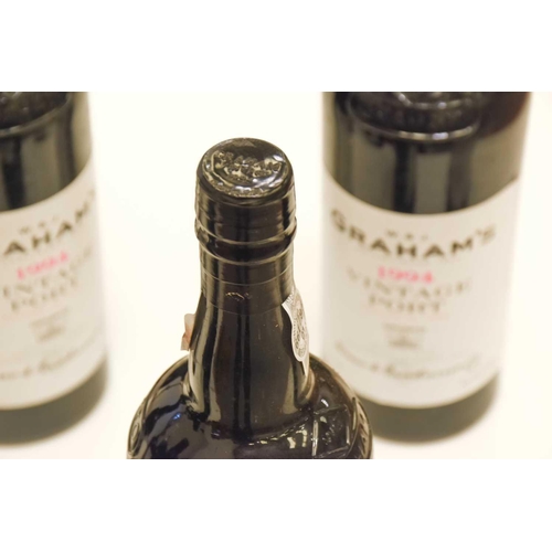 283 - Eleven Bottles of Graham's Vintage Port, 1994, OWC Cellar in Blackheath Into Neck