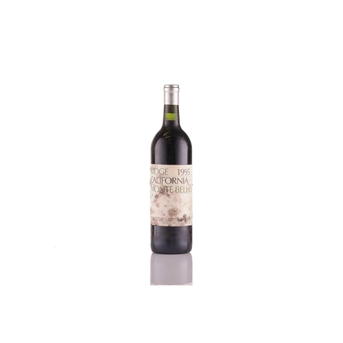 292 - Six Bottles of Ridge Monte Bello Cabernet Sauvignon, 1995, OWC Cellar in Blackheath Into Neck. 2 x s... 