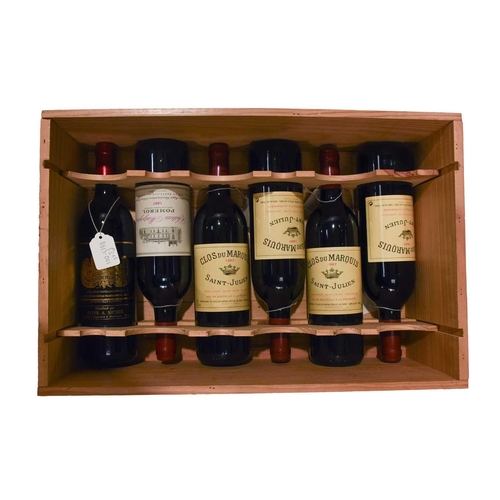 298 - Four Bottles of Clos Du Marquis Saint Julien, 1997, 1 x Chateau Palmer 3eme Grand Cru Classe Margaux... 