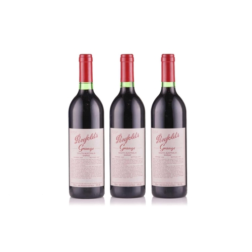 300 - Three Bottles of Penfolds Grange Shiraz, 1996, bottled 1997, OWC Cellar in Berkshire Into Neck