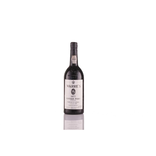 302 - Twelve Bottles of Warre's Vintage Port, 1977, OWC Cellar in Blackheath Into Neck/High Shoulder, slig... 