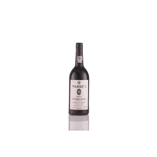 302 - Twelve Bottles of Warre's Vintage Port, 1977, OWC Cellar in Blackheath Into Neck/High Shoulder, slig... 