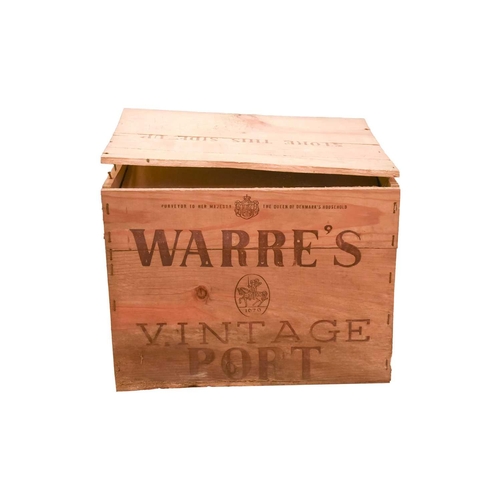 302 - Twelve Bottles of Warre's Vintage Port, 1977, OWC Cellar in Blackheath Into Neck/High Shoulder, slig... 