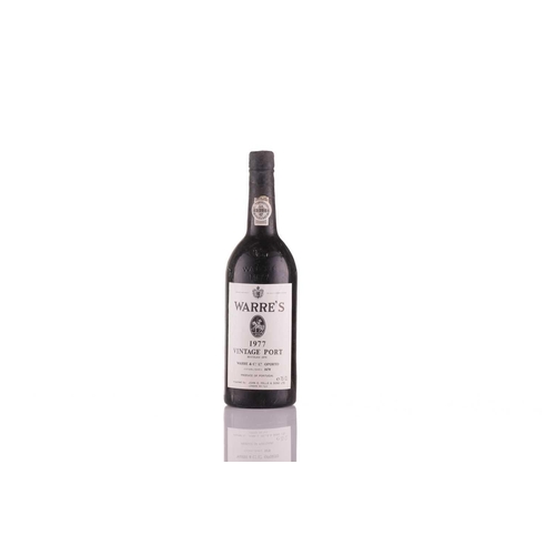 302 - Twelve Bottles of Warre's Vintage Port, 1977, OWC Cellar in Blackheath Into Neck/High Shoulder, slig... 