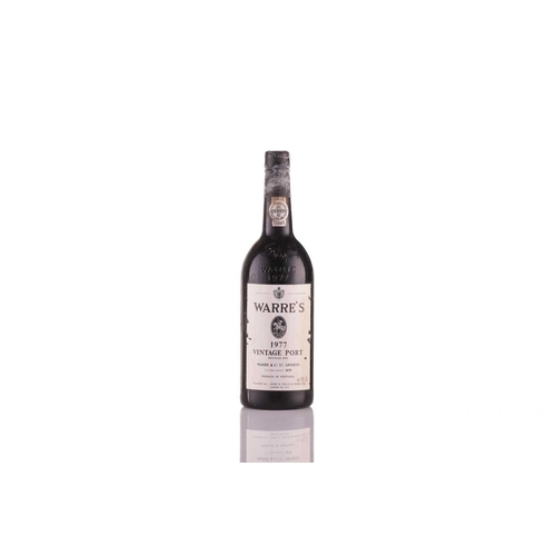 302 - Twelve Bottles of Warre's Vintage Port, 1977, OWC Cellar in Blackheath Into Neck/High Shoulder, slig... 