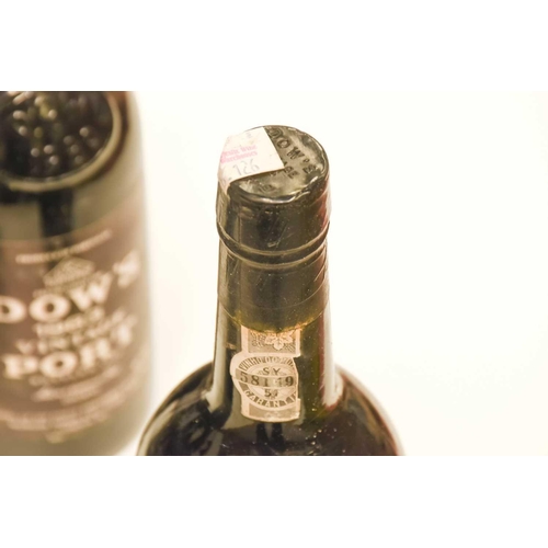 304 - Twelve Bottles of Dow's Vintage Port, 1983 Cellar in Blackheath Into Neck. Damage to some labels.