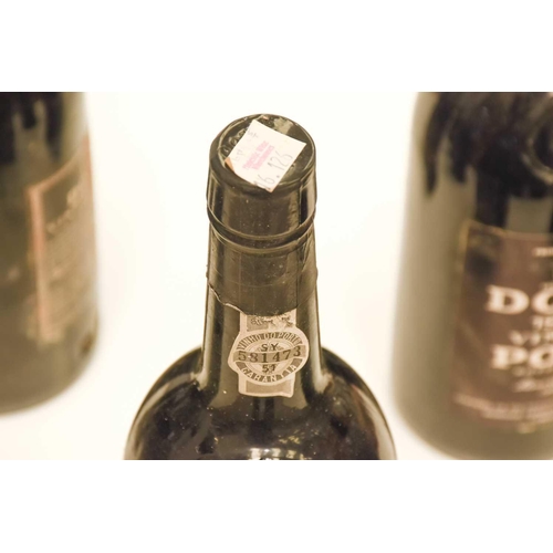 304 - Twelve Bottles of Dow's Vintage Port, 1983 Cellar in Blackheath Into Neck. Damage to some labels.