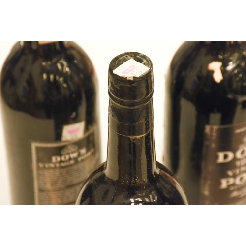 304 - Twelve Bottles of Dow's Vintage Port, 1983 Cellar in Blackheath Into Neck. Damage to some labels.