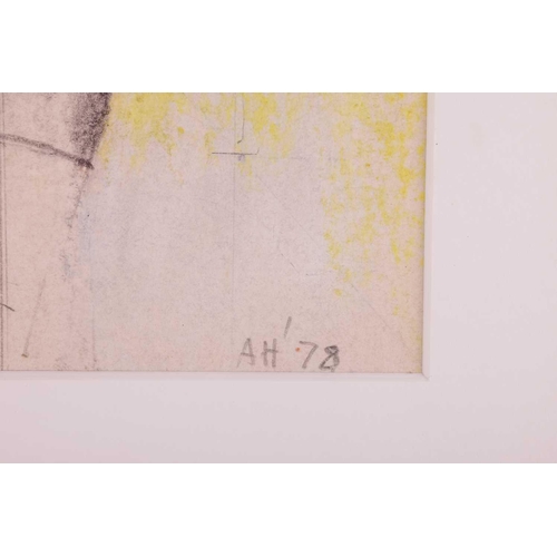 35 - † Adrian Heath (1920 -1992), Untitled, initialled 'AH' and dated '78 (lower right), pencil and gouac... 