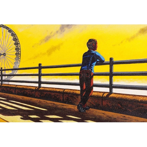 64 - † John Duffin (b.1965), Sunrise Waterloo Bridge (2001), signed Duffin (lower right) and inscribed ve... 