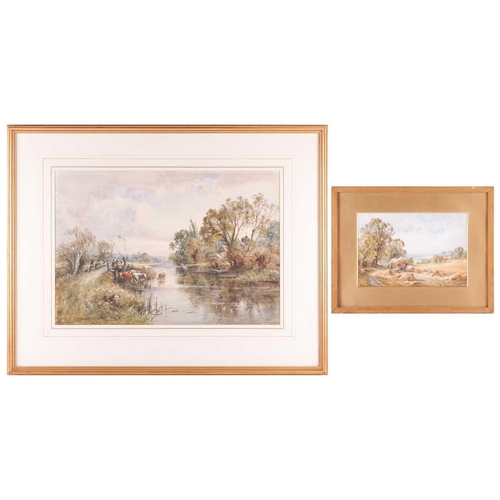 66 - Henry John Kinnaird (1861 - 1929), 'Thames Near Wallingford', titled (lower left), signed 'Henry J. ... 