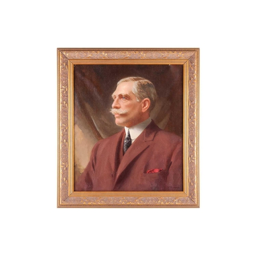 68 - Thomas Martine Ronaldson (1881-1942) British, Portrait of a gentleman, half-length, signed 'T M Rona... 