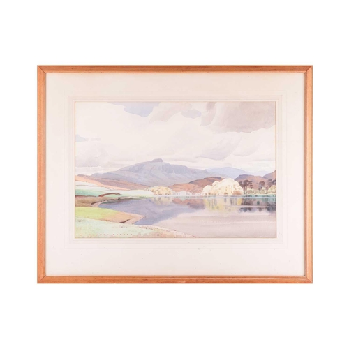 71 - † William Heaton Cooper (1903 - 1995), Rydal Water in Spring, signed 'W. Heaton Cooper', watercolour... 