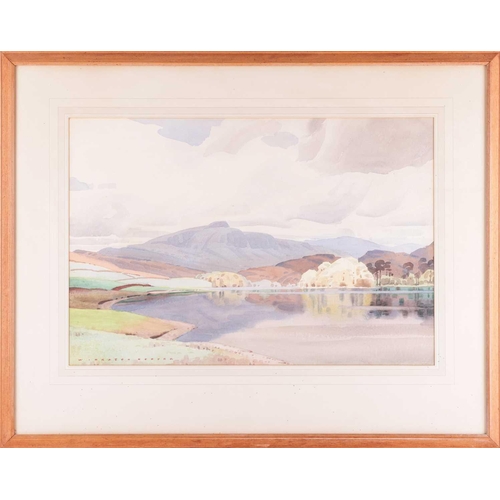 71 - † William Heaton Cooper (1903 - 1995), Rydal Water in Spring, signed 'W. Heaton Cooper', watercolour... 