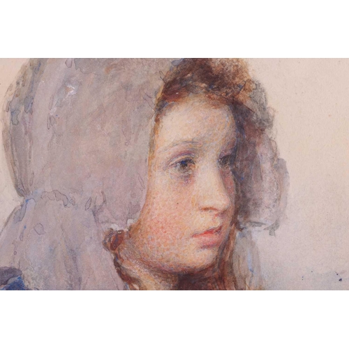 9 - Circle of Hector Caffieri (1847 - 1932), 'The Wee Lassie', indistinctly monogrammed and dated '73 (l... 