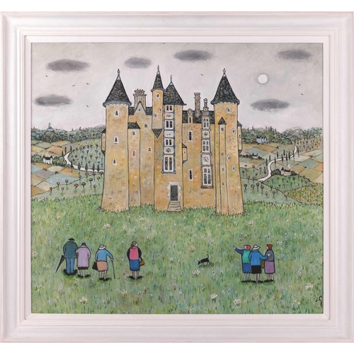 110 - Joan Gillchrest (British 1918-2008) Chateau de Montal † monogrammed (lower right), oil on card, 66 x... 